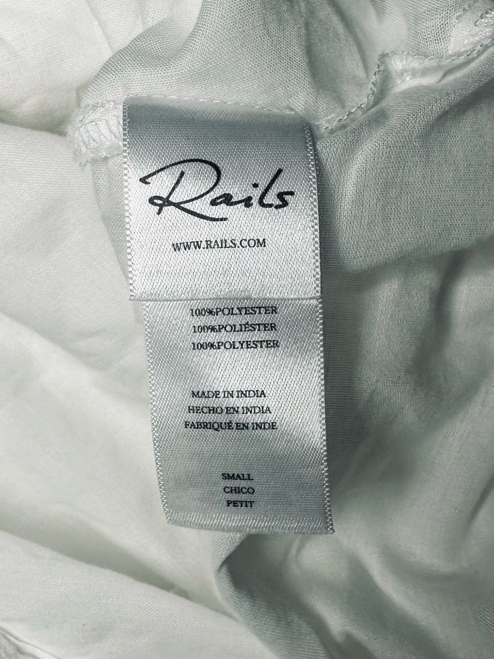 Rails White Eyelet Tiered Mini Dress Women’s Small - Picture 7 of 9